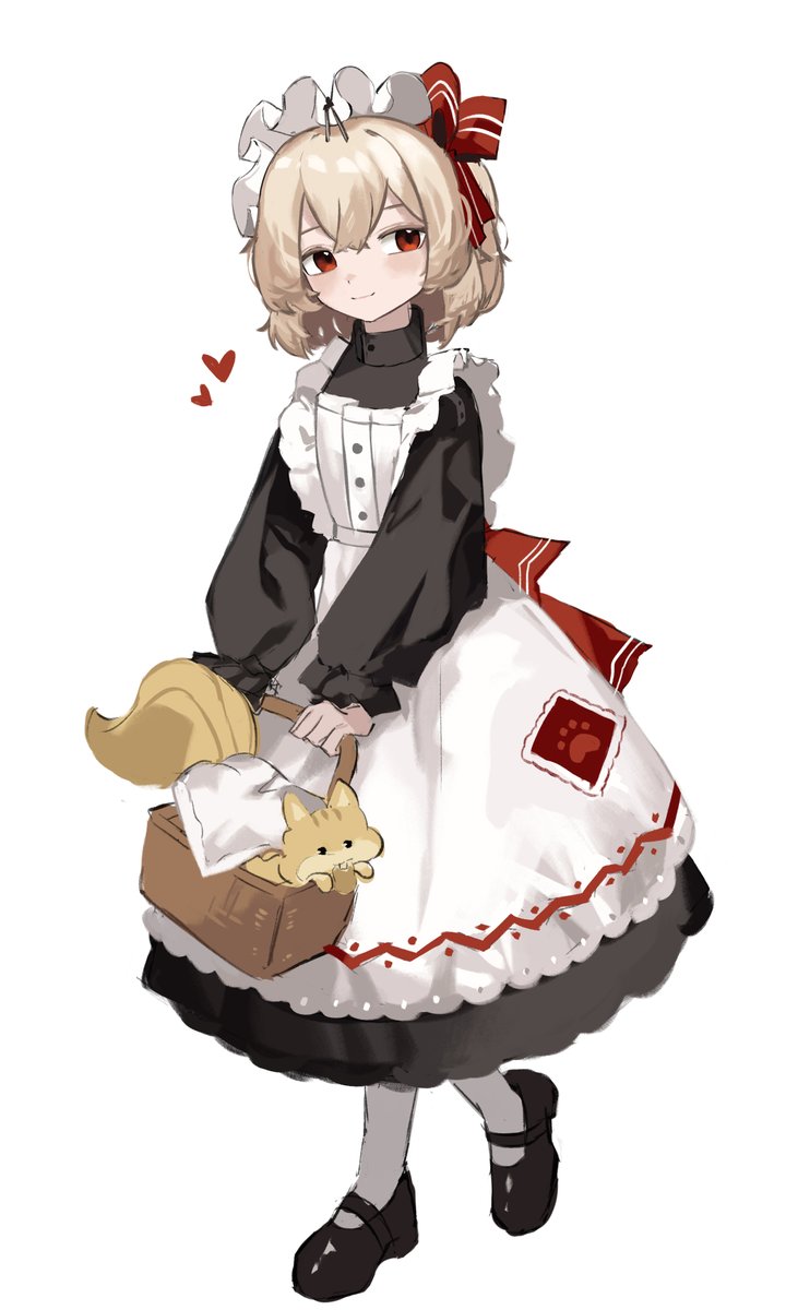 東方「rumia maid #touhou #東方Project #イラスト」|Clynxenのイラスト