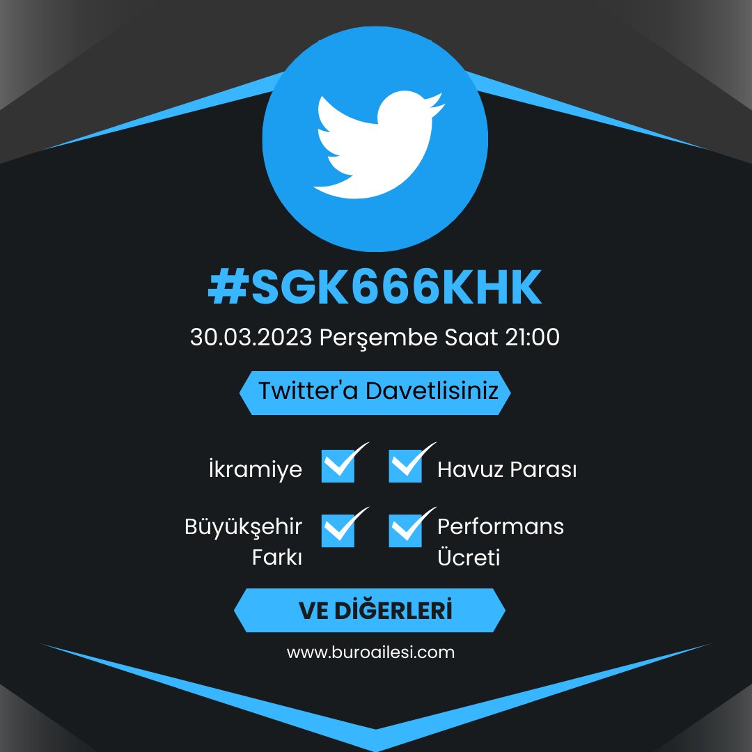 Bu akşam twitter'a davetlisiniz #SGKPersoneli