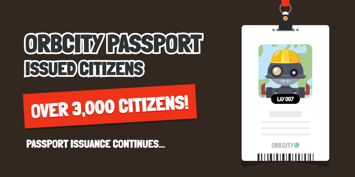 Within two weeks, more than 3,000 citizens had moved into OrbCity.
Welcome LAY-Bours