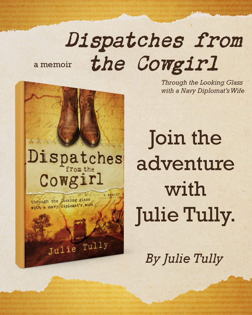 Get the bestseller - Diplomacy, adventure, and self-discovery collide in this captivating memoir of a Navy Diplomat's wife who finds her place in the world in the most unexpected of places. <a href="/cowgirldispatch/">Julie Tully | Writer</a> amazon.com/dp/1956906266/