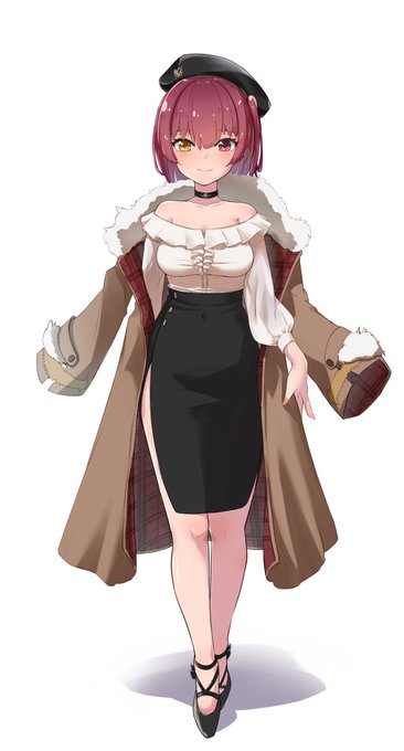 #宝鐘マリン新衣装2023 
おとな可愛いマリン社長✨🥂✨ 