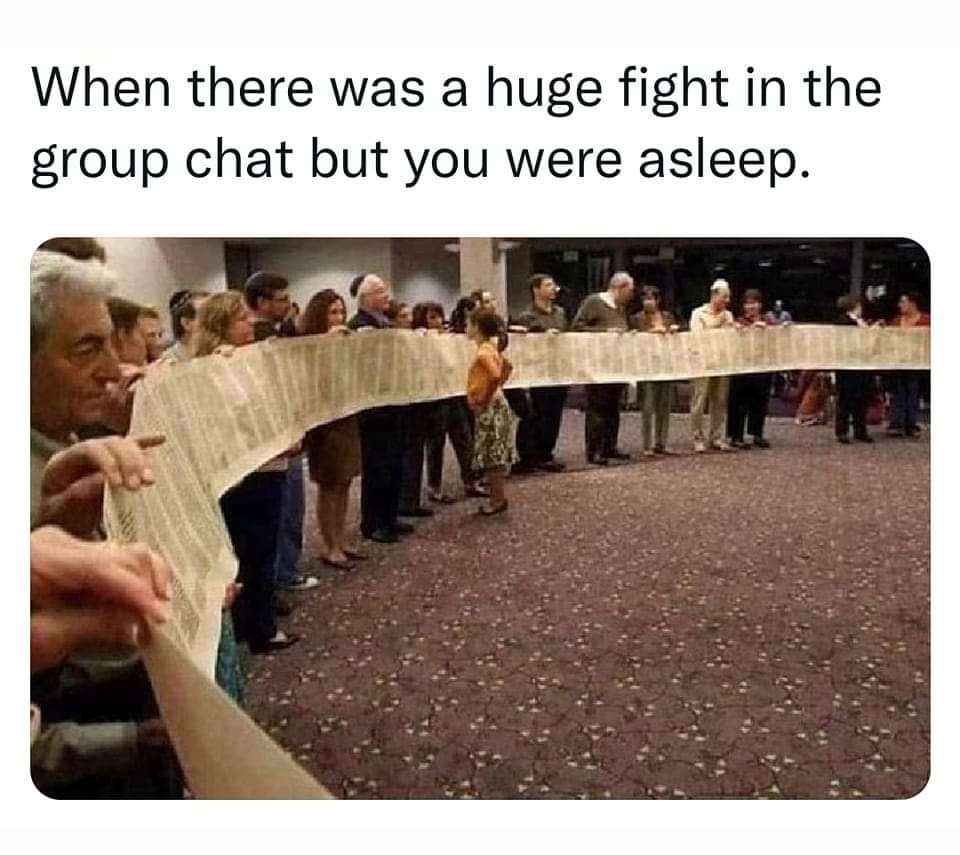 Would replace group chat by Twitter lol