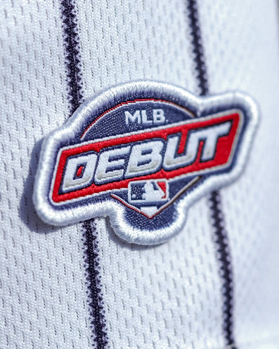 MLB's tweet image. Made for the moment. Starting #OpeningDay, every player making their Major League debut will wear an “MLB Debut” patch on their uniform for their first game! That patch will then be added to @Topps trading cards, creating the ultimate rookie card.