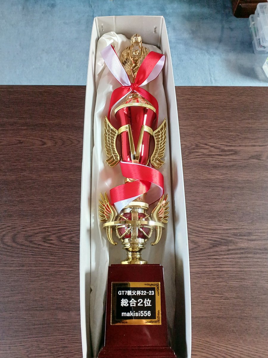556_makisi's tweet photo. GT7親父杯22-23
トロフィーと写真届きました
ありがとうございます！

いい記念になりました！

#親父杯 https://t.co/ovDXSn0QB4