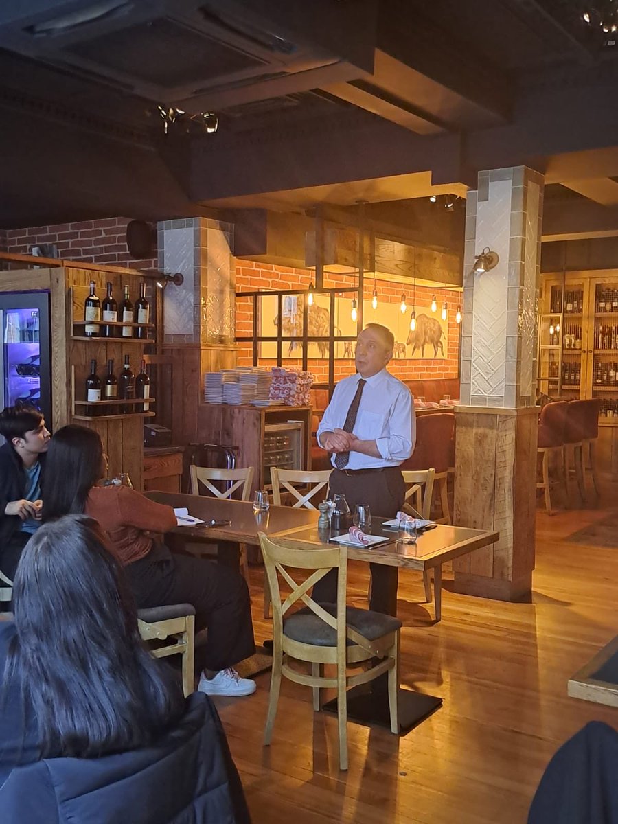 mmcccabe's tweet photo. Our #getintohospitality courses could not have been the success they were without the amazing employers. Yesterday we welcomed @Horatio_Todds @mourneseafood @Beannchorjobs @fishcitybelfast inspiring our students @HospUlster https://t.co/pGNZrj7LTw