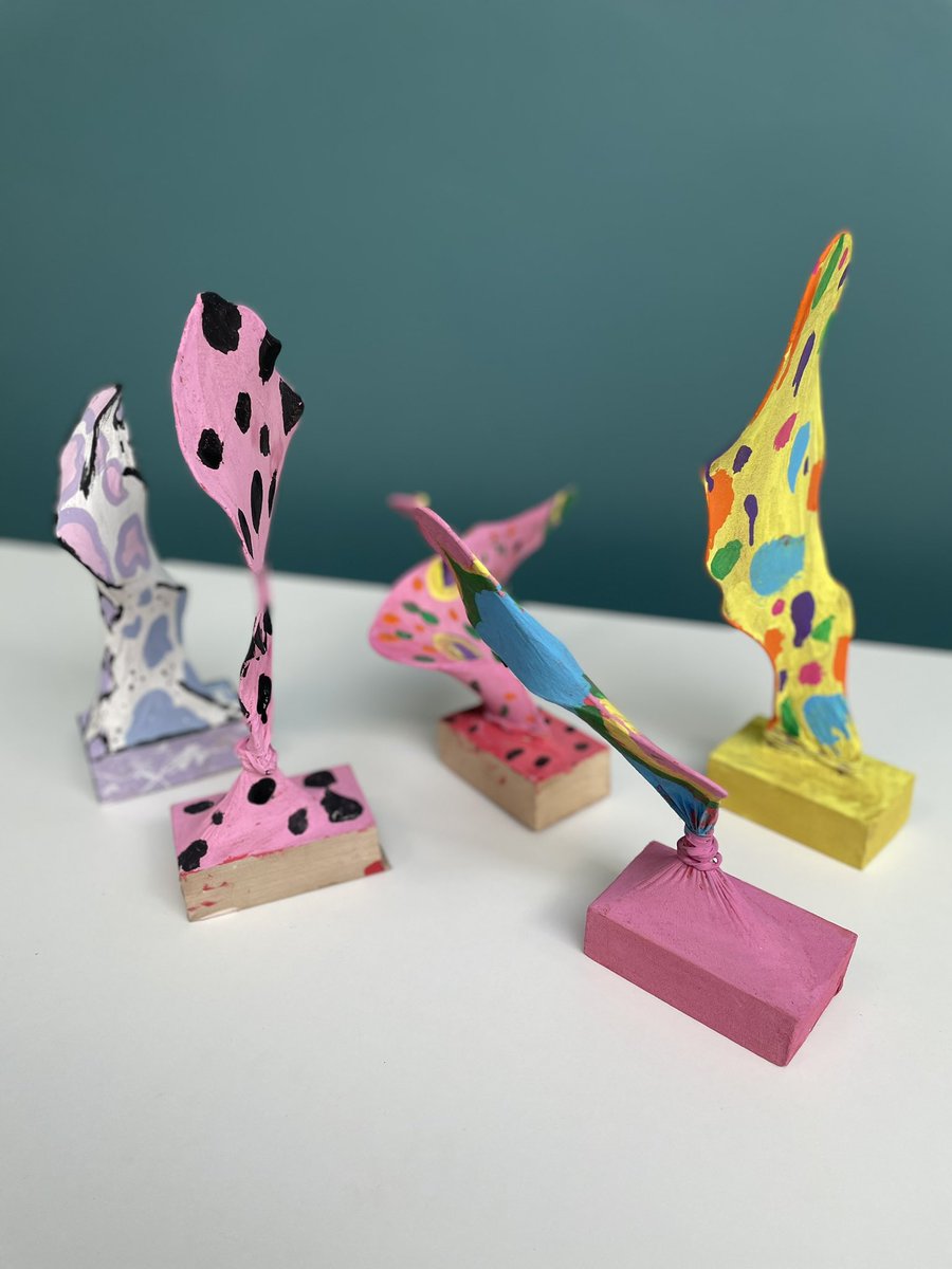 EllesmerePS's tweet photo. Our hard work has paid off, year 5 have completed their amazing sculptures inspired by @SHONIBARESTUDIO @YinkaShonibare We are so proud of the children’s efforts #art #minimission #sculpture https://t.co/AXr6O1Kqr7