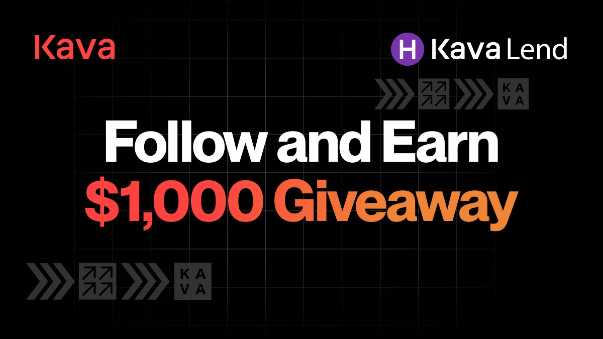 To celebrate the first EVM asset on Kava Lend, $1K is up for grabs right here on Twitter. Let's go #KAVA fam!

How to participate: 
❤️ Follow <a href="/hard_protocol/">HARD.fun</a> and <a href="/KAVA_CHAIN/">Kava</a>
❤️  Like and RT this tweet 
❤️ Tag 3 friends

24 hours only. 5 winners selected from comments.