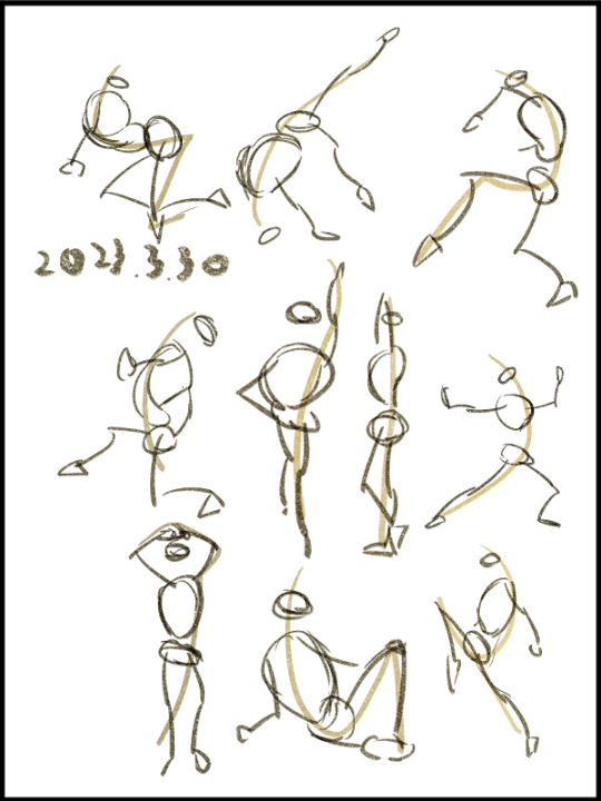 毎朝ポーマニさんのドローイング。今月は毎日描けてます。
3つ勉で学んでからは豆もやしを描くようにしてます。
今までは60秒×10体だったのを今週からは30秒×10体に変更。 
