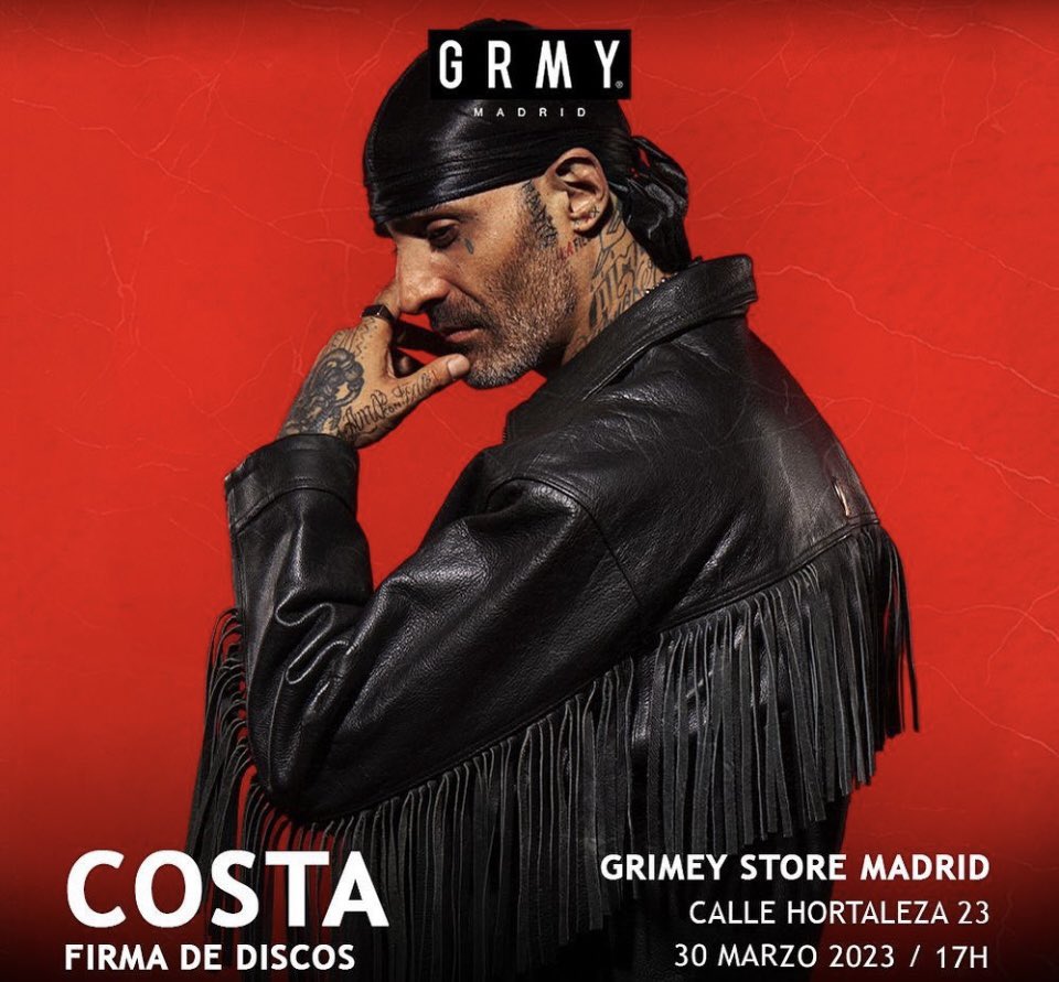 CostaGamberroCF's tweet photo. Este jueves 30 firma de discos en @grimeystoremad https://t.co/PGDqyevoV3