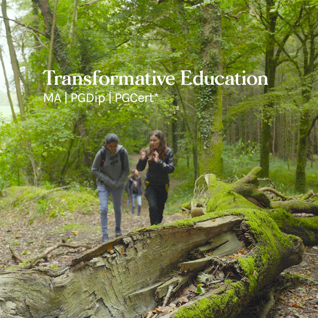 We're so excited to be launching a new MA Transformative Education in September this year, pending final approval from University of Plymouth. Find out more about plans to open up our ecological, head, heart hands learning model &amp; sign up for info here:
campus.dartington.org/education