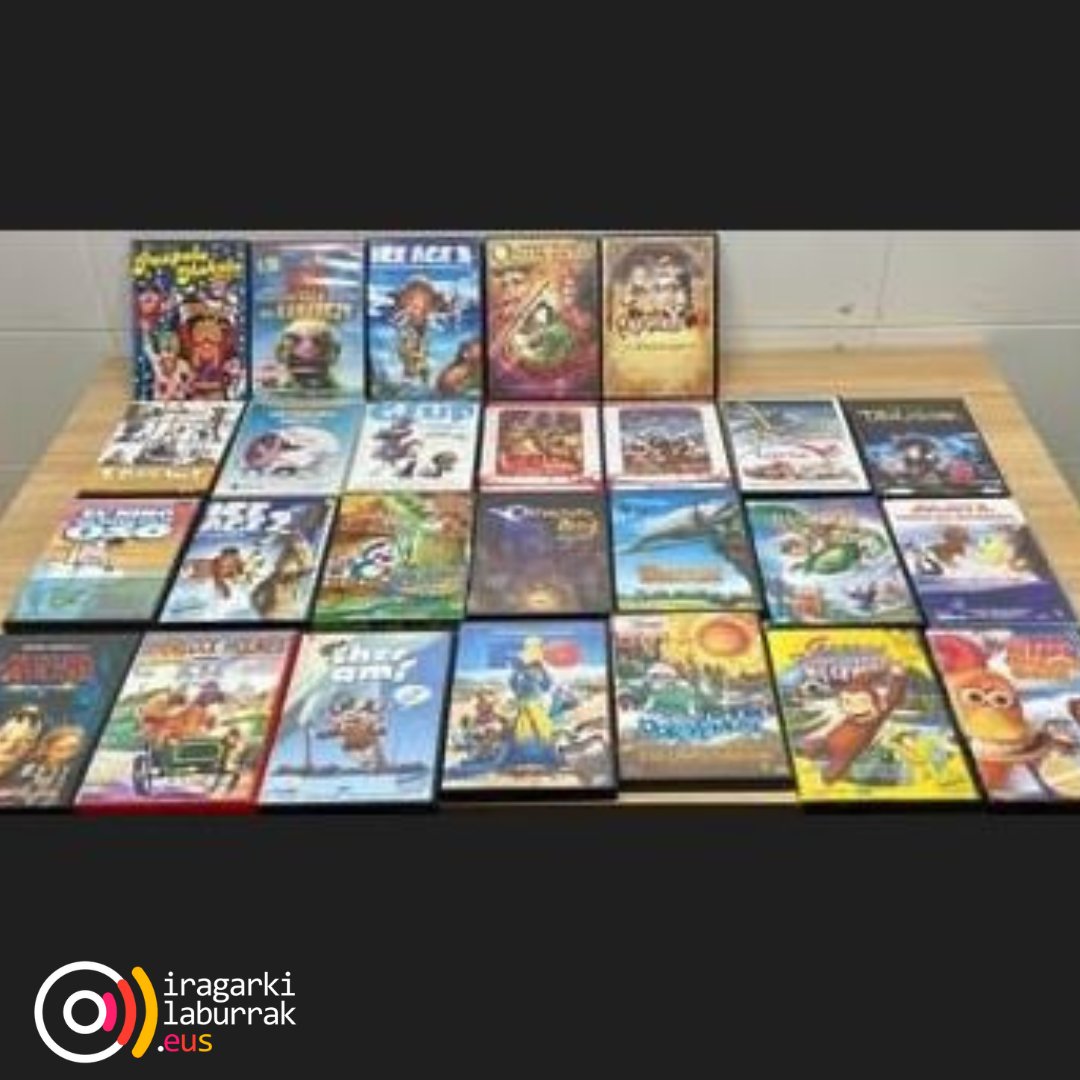 iragarkilabur's tweet photo. 👶 HAURREN TXOKOA: Euskarazko filmak DVD

Euskarazko film ugari salgai. Banaka ere eros daitezke.

🔍 Xehetasunak:
https://t.co/3F1VL3nUbP

#dvd #filmak #salgai #iragarkilaburrak https://t.co/rGjZieAaQk