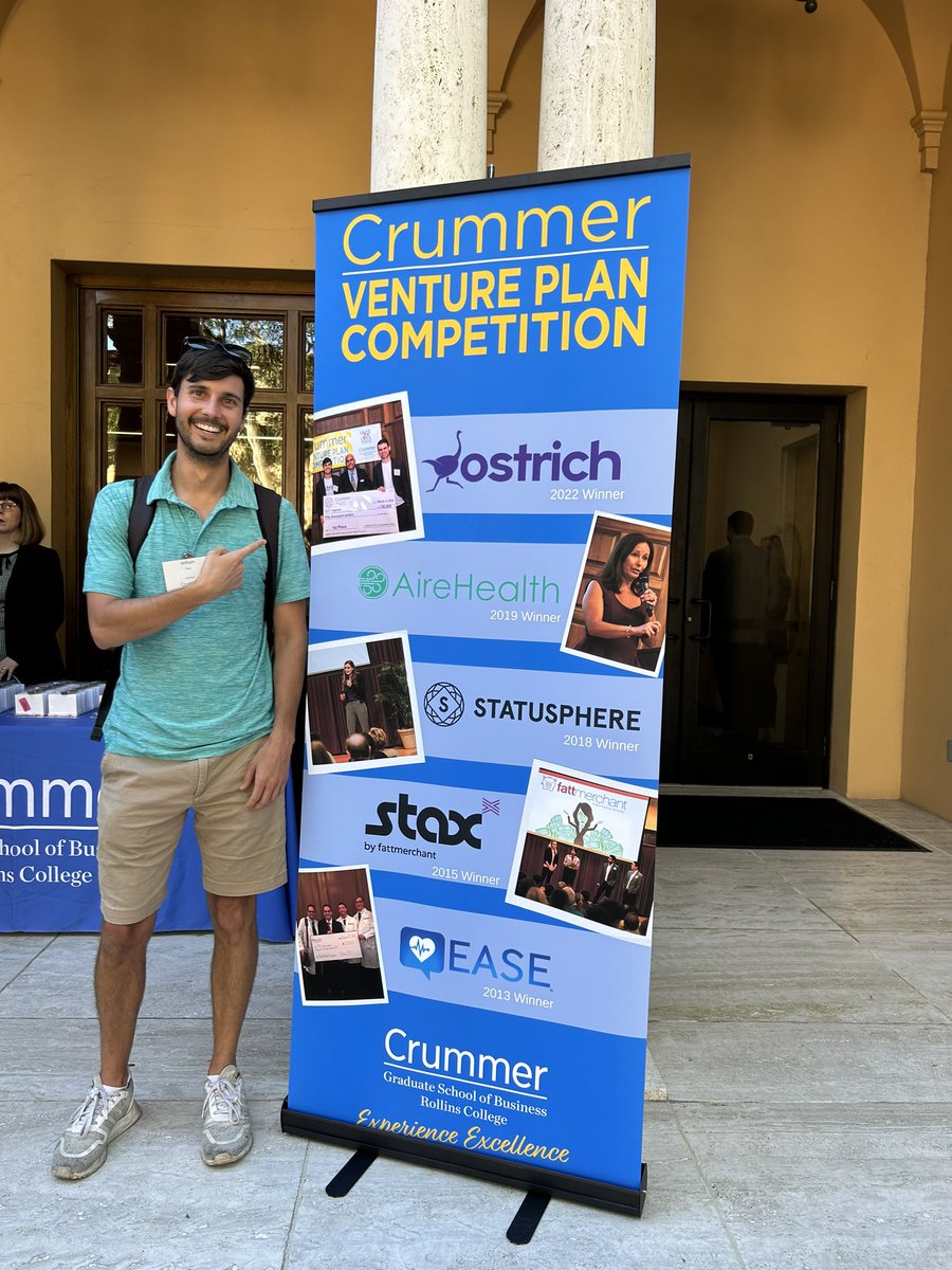 Can’t believe it’s been a year since <a href="/theostrichapp/">Ostrich (🐣,🐣)</a> took home the big check at the <a href="/CrummerBusiness/">Crummer Graduate School of Business</a> venture plan competition!