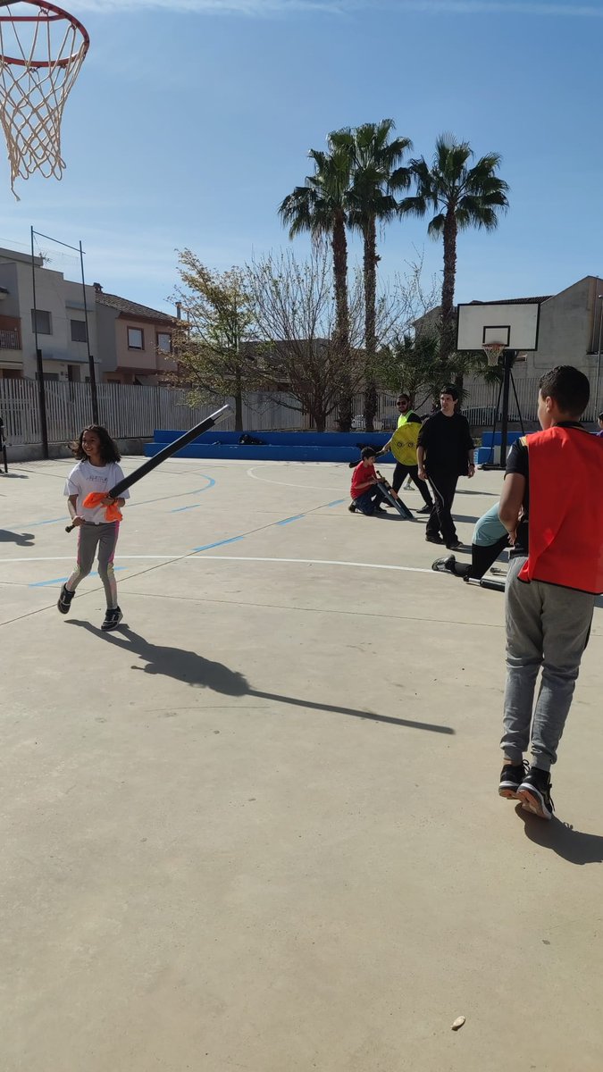 Hoy hemos llevado el Jugger a las jornadas del IES Villa de Alguazas, ¡Seguimos! 💪🏼