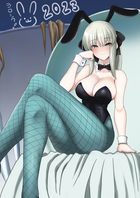 バニーモルガン #FGO #Fate/GrandOrder #モルガン(Fate) #バニーガール  