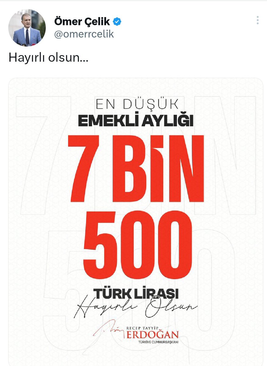 Böyle kocaman yazınca alım gücü de artıyor mu 🤣 Sandık da hesabını soracağız AKP'nin..

#AKPyiEmekliEdeceğiz