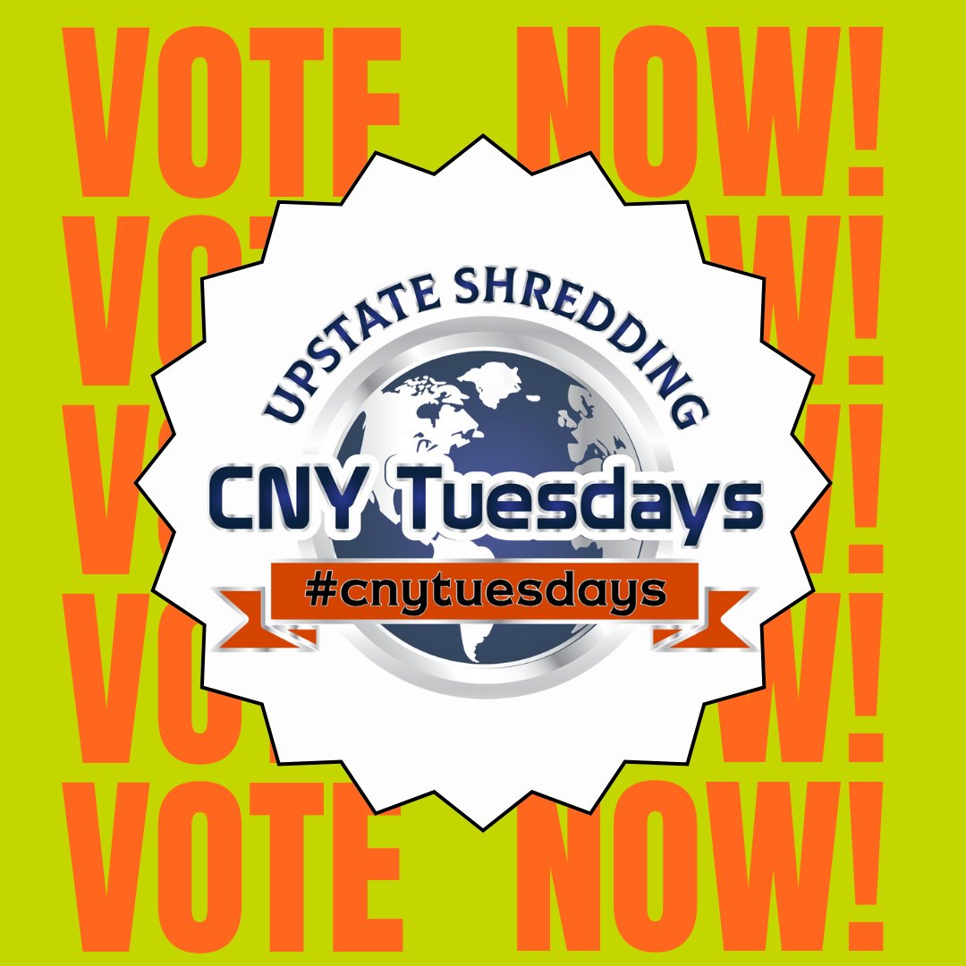 There's still time to vote! ✅
Will you give us just a minute of your morning?  Visit cnytuesdays.com and click the orange 'vote' button to help us win a $2,000 CNY Tuesdays grant!  Voting ends today at Noon.  Hurry, vote while you still can! 🕛
#CNYTuesdays #VoteToday