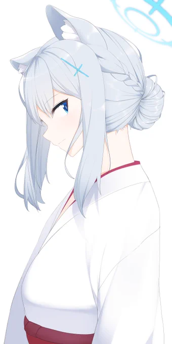 シロコ巫女服風 #ブルアカ 