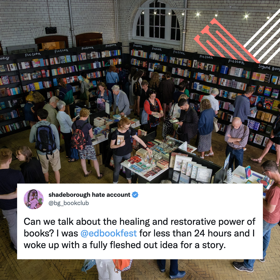 Only 135 days to go... ⏳ If you have missed the dates, the Edinburgh International Book Festival 2023 is taking place from 12-28 August. Sign up for our ebulletins to be the first to hear announcements and updates: bit.ly/3rRwTBp.