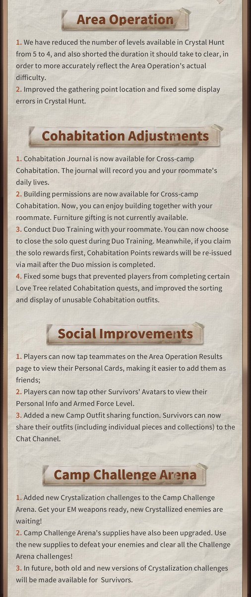 LifeAfter_en's tweet photo. #LifeAfter
Dear Survivors, to ensure a better game experience, we are performing an update on 03/31!
📌SEA & AU Server
8:00 -8:30 (UTC+8)
📌NA Server
16:30-17:00 (UTC+8)
Please click on the link below to check the complete #UpdateNote!
👉https://t.co/tCXRLHOkPC https://t.co/yNB6ZnCcLy