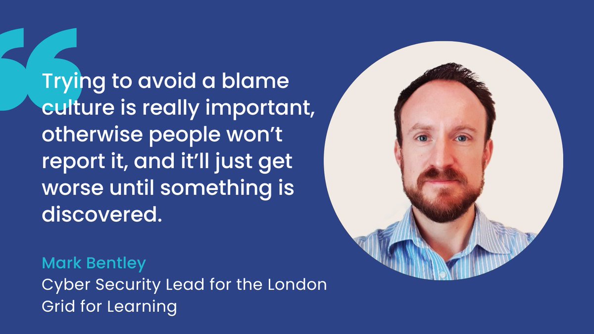 thepsenews's tweet image. Interview with Mark Bentley, Cyber Security Lead for @LGfL 

It focuses on the Cyber Security Schools Audit and what public sector organisations can learn from the findings in the audit and subsequent reports.

Read Now 👇

ow.ly/fkbv50NtTXR

#PSE #cybersecurity
