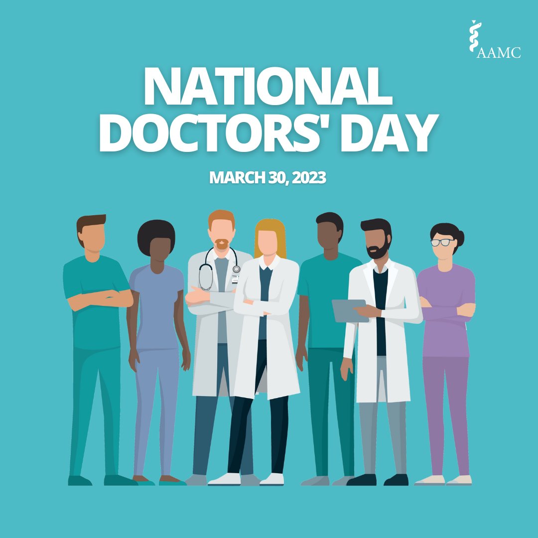 Happy #NationalDoctorsDay! 🩺 Thank you for your unwavering dedication to keeping us all healthy and safe. 

Please retweet to show your appreciation and tag a doctor who has made a difference in your life.