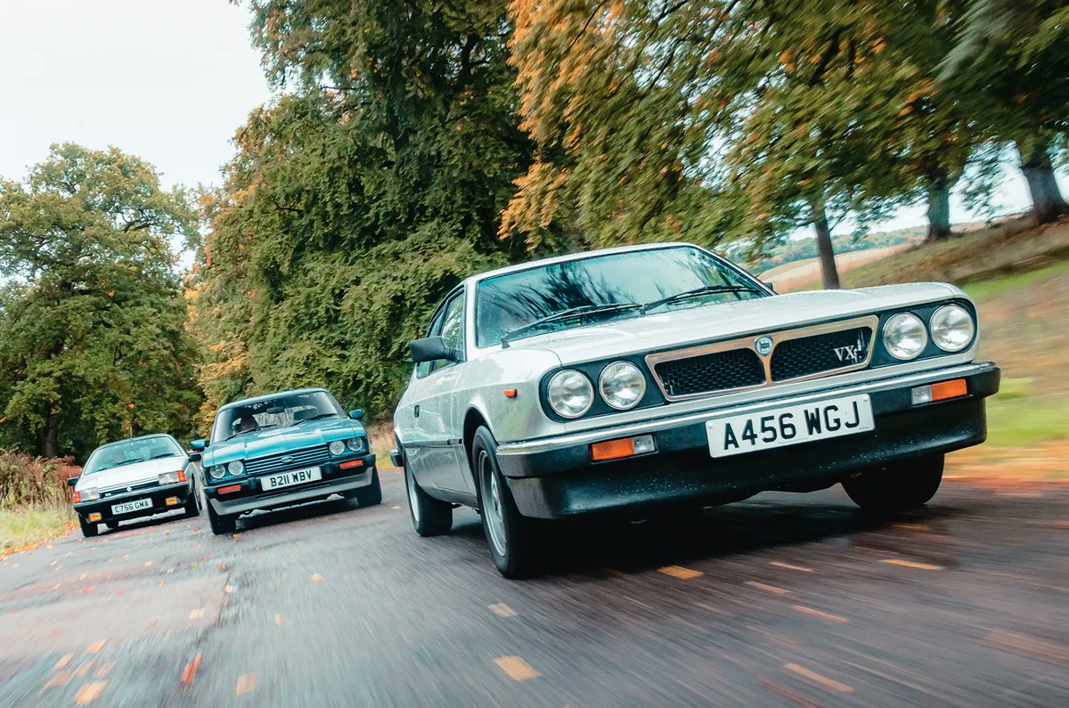 CandSCmagazine's tweet photo. It is Lancia vs Ford vs Renault in this battle of ’80s coupés: https://t.co/Kr0yOqUiUh. https://t.co/J4dR0EiK85