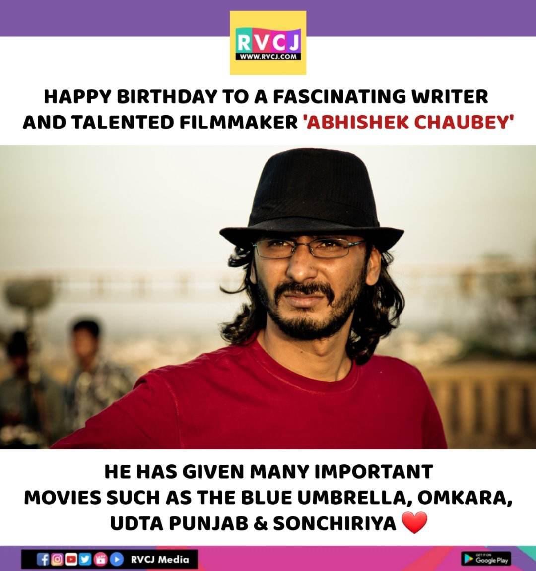 Happy birthday Abhishek Chaubey!
#abhishekchaubey #bollywood #director #rvcjmovies