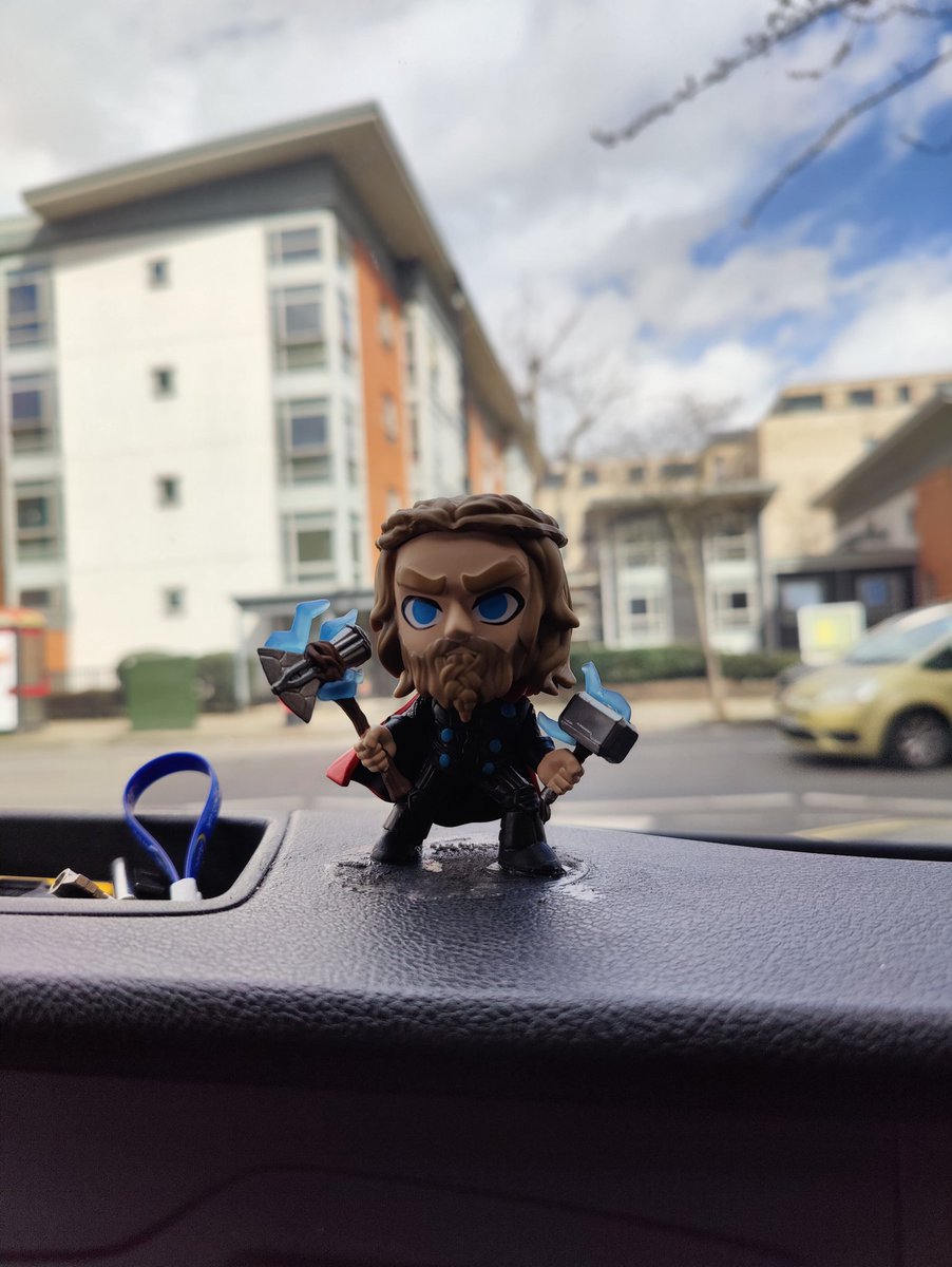 Thor is now a permanent resident of my van https://t.co/XbgO4PXlrZ