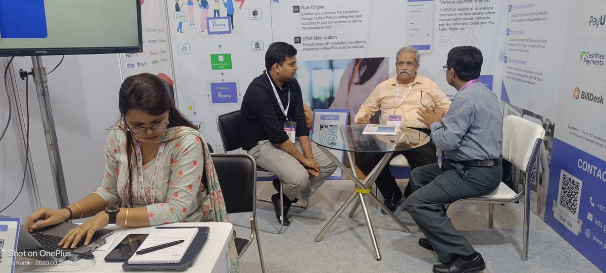 Team MCSAM
 at Indiasoft 2023: Highlights of Day 3
#MCSAM #Paytring #IndiaSoft2023 #ESC #Paymentsolutions #Fintechsolutions #FintechInnovations #fintech #team #techindustry #leaders #technology