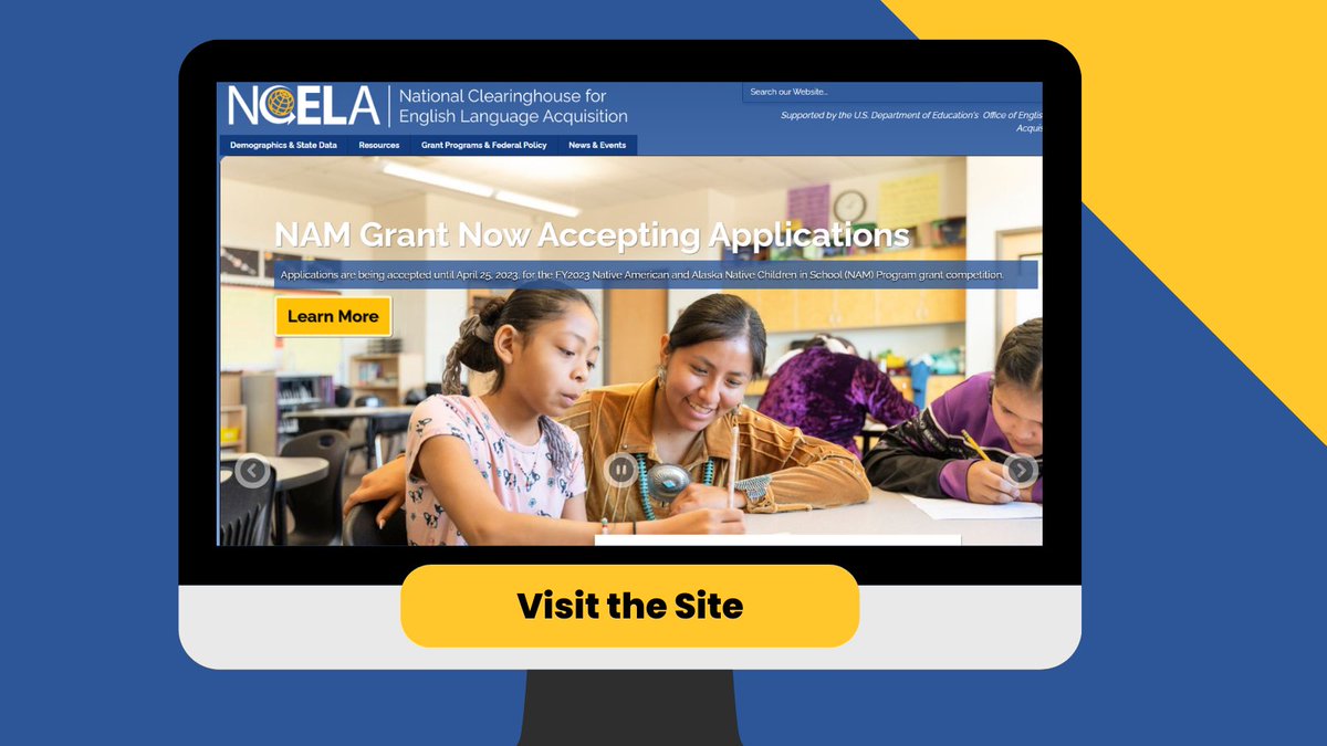 ASKNCELA1's tweet photo. Have you heard? #NCELA has a fresh look! The site has a new search feature for the Resource Library and curated content for educators, students and families, and researchers. Explore here: https://t.co/s5wu0vDkyA https://t.co/Qh01MTYNWs