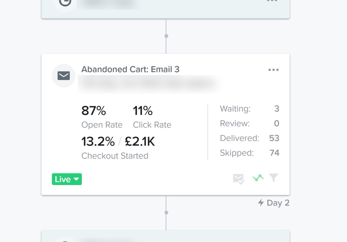 daniel_peleg's tweet image. This is the exact strategy my team and I used to help a DTC brand in the fashion niche 4x their Abandoned Checkout + Added To Cart flows revenue. 

With BEAUTIFUL, on-brand emails.

Like + Retweet and I’ll DM you the strategy.
(must be following me)