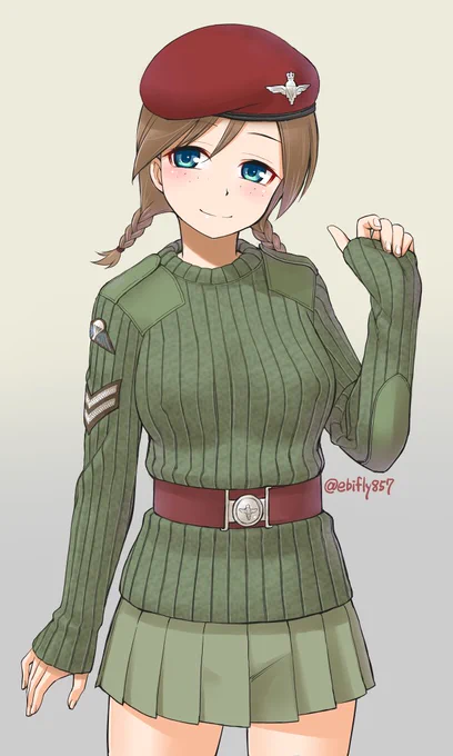 描いたの と 描いた本人#既掲でもいいのでとにかく英陸軍を貼ろう 