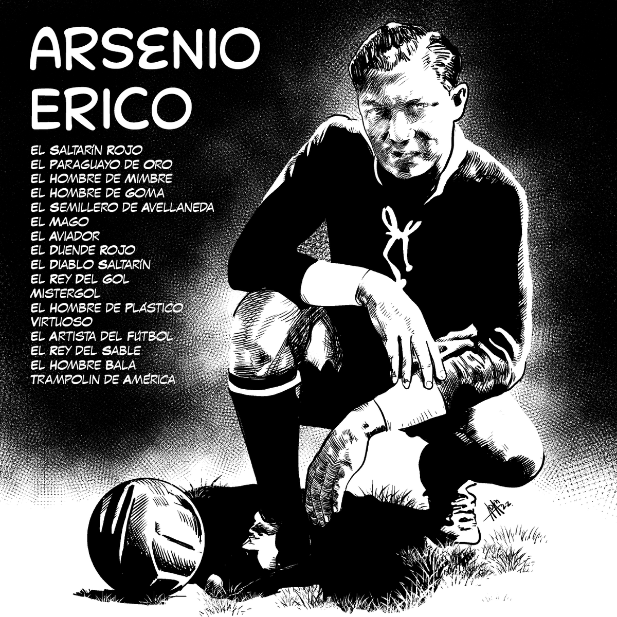 Arsenio Erico, el más grande.