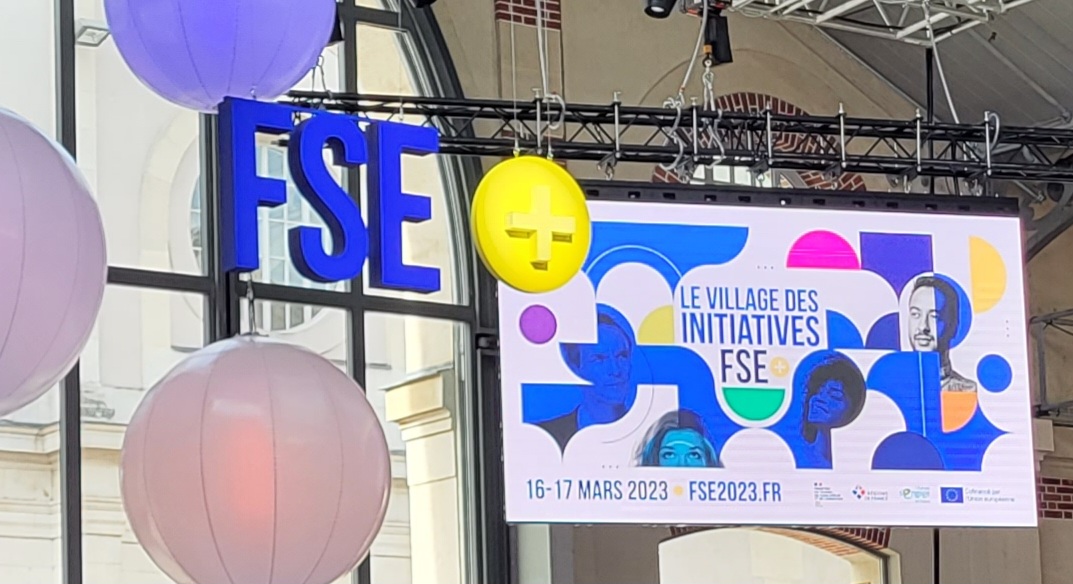 L'AGAPE était présente au Village des initiatives FSE + 🇪🇺
➕️ de perspectives
➕️ de bonnes pratiques
➕️ de co-construction

Sur village-fse.fr au profit des territoires des PLIE et Maisons de l'emploi de Gironde, Dordogne et Lot-et-Garonne avec l'équipe de l'AGAPE.