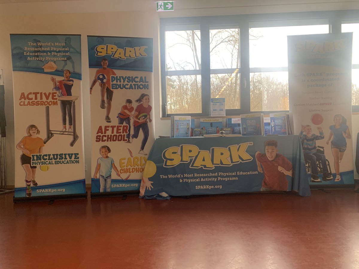 JeffMushkin's tweet photo. SPARK is in Germany! Presenting at the ECIS PE Conference in Frankfurt. Stop by the booth and attend our session tomorrow at 9:15 SPARK Strategies, Activities and More! @SPARKPhysEd #ECISPE2023 https://t.co/jF2dshqTPx