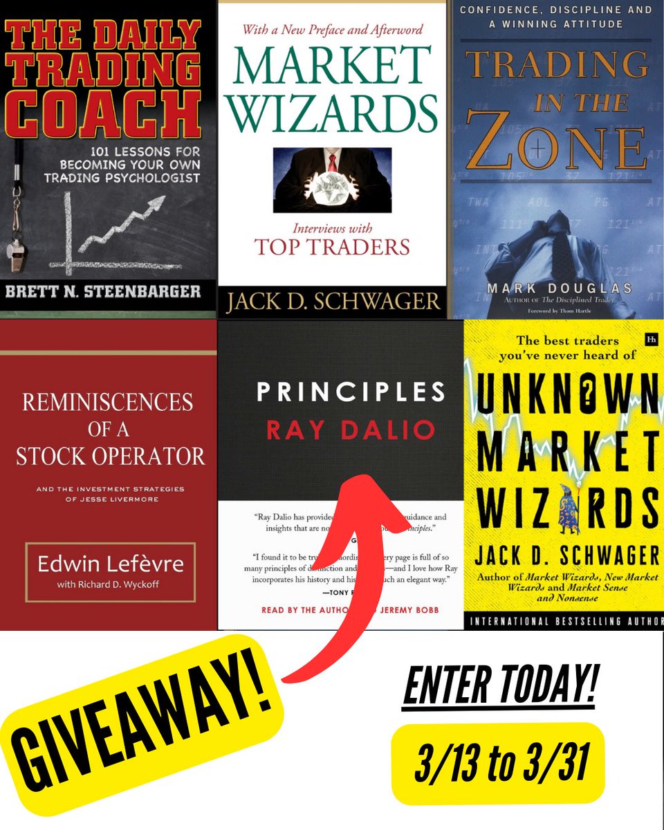 Bthestory87's tweet image. I’m still giving away multiple trading books! It ends tomorrow! 

How to enter:
1: like/retweet this message
2: click here bit.ly/3La1zcZ
