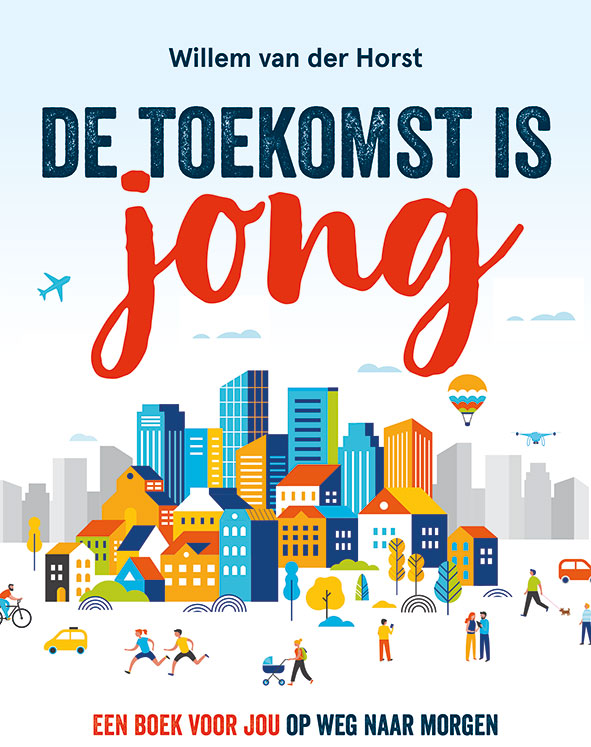DE TOEKOMST IS JONG! is voor iedereen die op zoek is naar zijn of haar plek in de wereld. Want wat is het soms makkelijk om de draad kwijt te raken, en wat ligt er soms veel druk op je. Hoe vind je dan rust? En wat is de plaats van God en de Bijbel in dat leven?