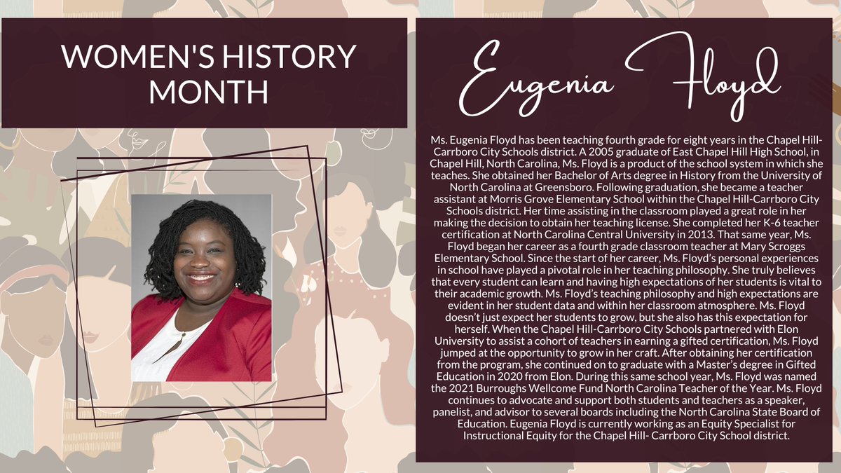 Meet the Jeanes Fellows! This #WomensHistoryMonth we are honored to celebrate an amazing inaugural cohort of Jeanes Fellows. Meet @Gina4Lit, Eugenia currently serves as an Equity Specialist for Instructional Equity at @CHCCSEquity. #FloodEquity #JeanesFellows @tipncorg