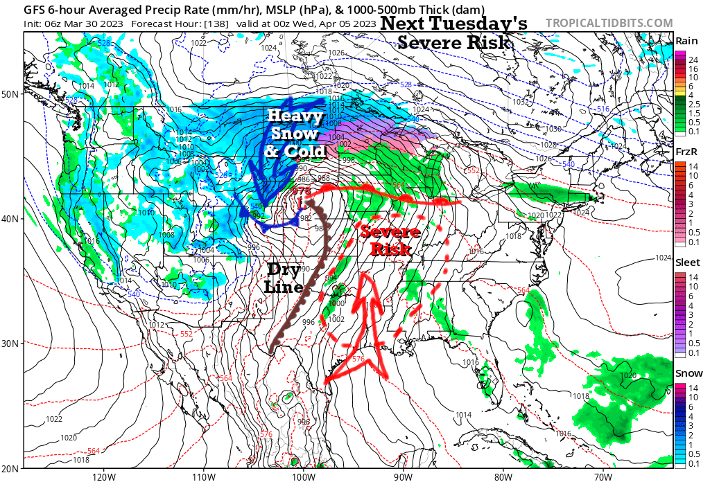 Gary Lezak on Twitter "There are two significant severe weather risks developing in the next