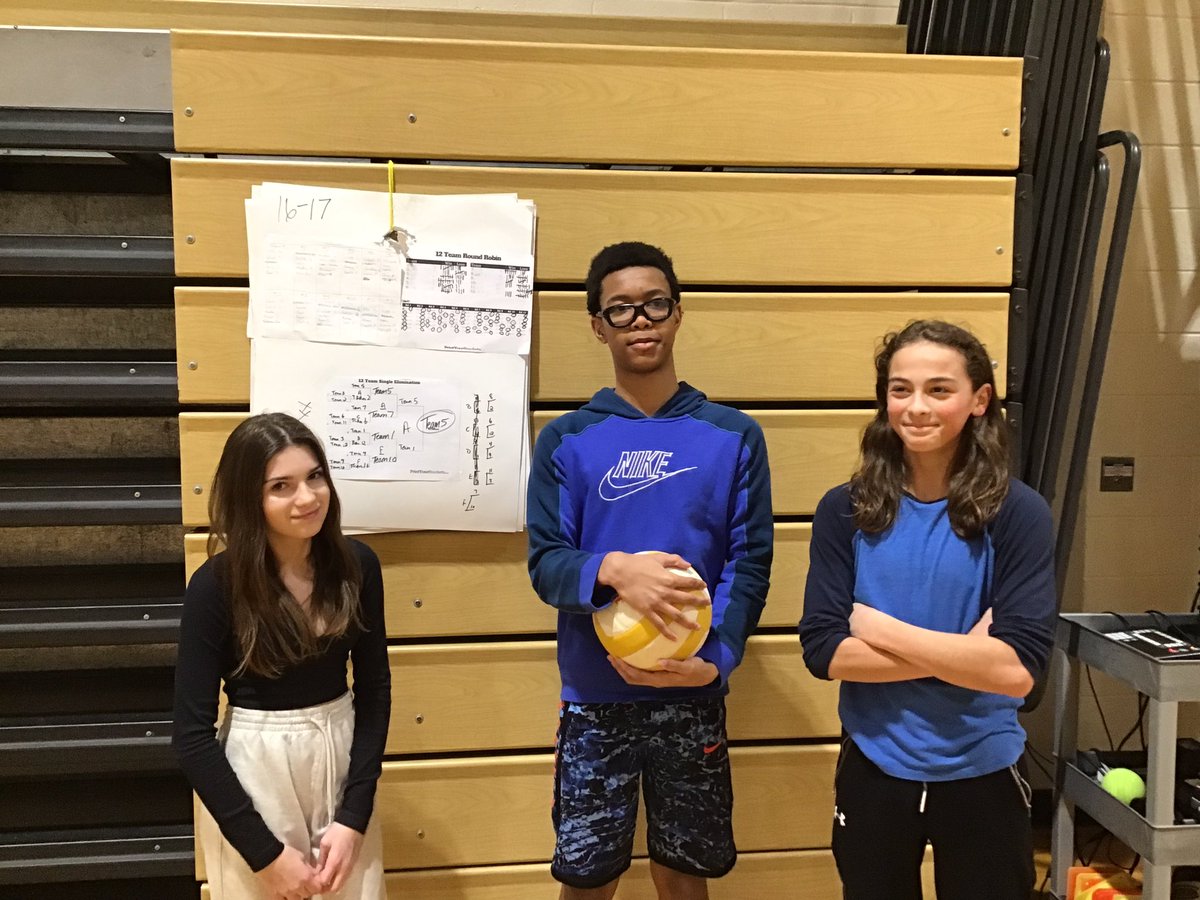 nbcmspe's tweet photo. Some of our Volleyball tournament winners!! https://t.co/ouZDM2spWm
