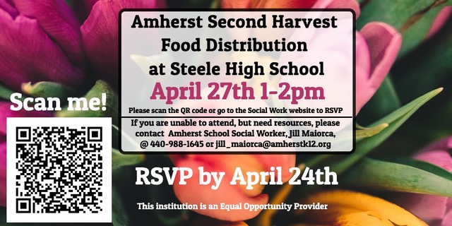 AsstCometSuper's tweet photo. Save the date!  April's @SecondHarvestOH distribution is coming up after Spring Break.  Please share w/ anyone who may have a need!  @AEVSDSocialWork @TheCometSuper @Comet_Connect https://t.co/rKdVkCD21d