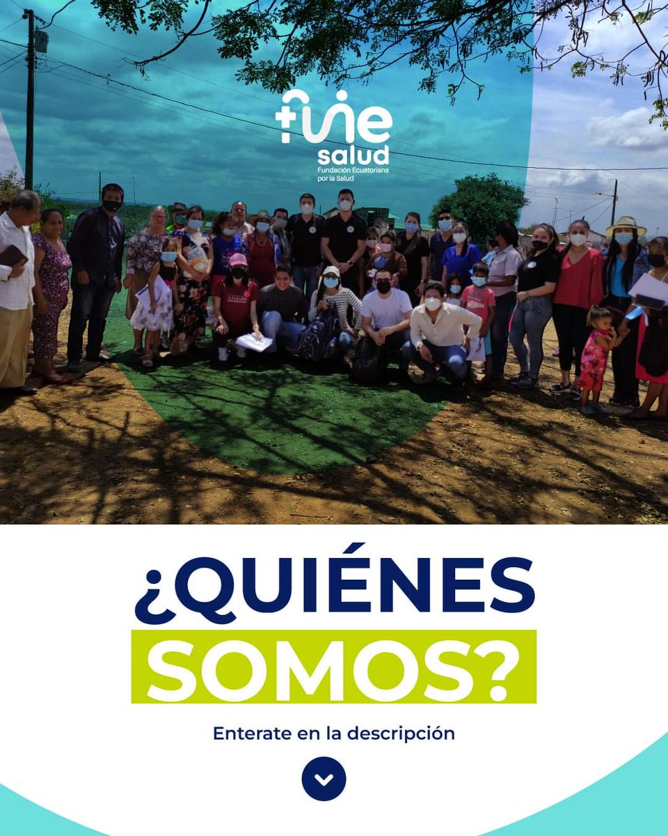 FuneSalud's tweet photo. La Fundación Ecuatoriana por la Salud somos un grupo de trabajadores de la salud que contribuyen en la mejora permanente de esta, en todas sus formas con servicio, academia, gremio, privilegiando siempre la protección a los más vulnerables. https://t.co/I6J7J07zSm