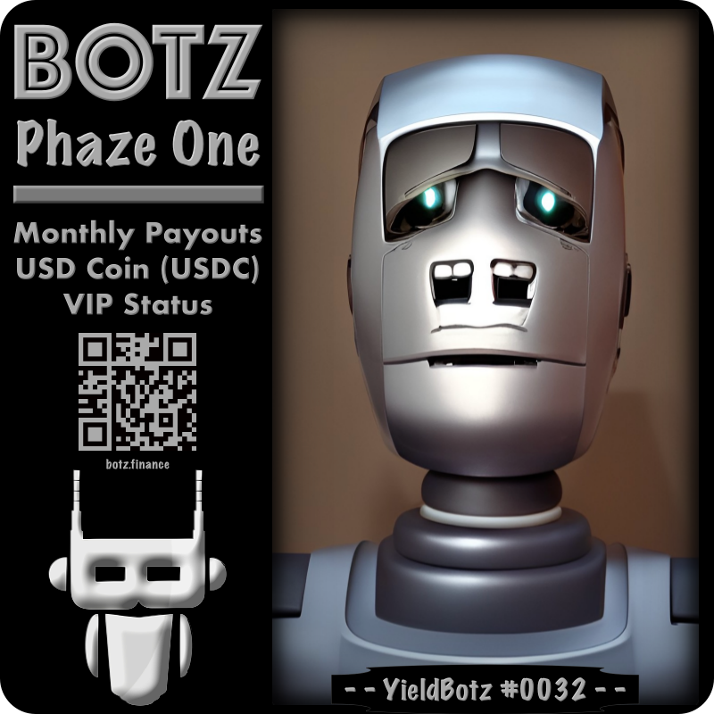 BotzFinance's tweet photo. No April Fools Day here, tomorrow is payday for BOTZ NFT holders... #BOTZ #YieldBotz https://t.co/6agLr7sLWE