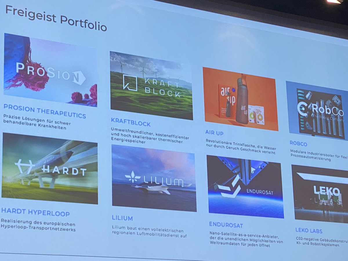 VolkerGlaser1's tweet image. @frank_thelen #Freigeist Portfolio