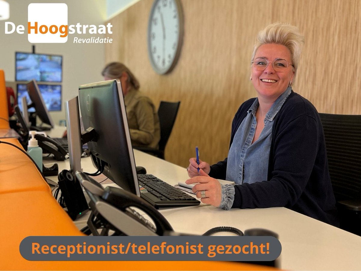 DeHoogstraat's tweet photo. Wil jij hét gezicht zijn van onze unieke, maatschappelijk betrokken organisatie? Kom dan bij ons werken als receptionist / telefonist!
Bekijk hier onze vacature: https://t.co/ZvJcNQy3xo
#receptionist #telefonist #zorg #utrecht #parttime #ziekenhuis #vacature https://t.co/f8OlsKS1wR