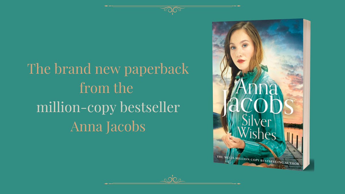 DHHlitagency's tweet photo. Also out today, and this time in paperback, is SILVER WISHES by @AnnaJacobsBooks, which kicks off her brand new ‘Jubilee Lake’ series set in 1890s Lancashire.

https://t.co/Xkdwrxjqsx https://t.co/CaXT50XiZm