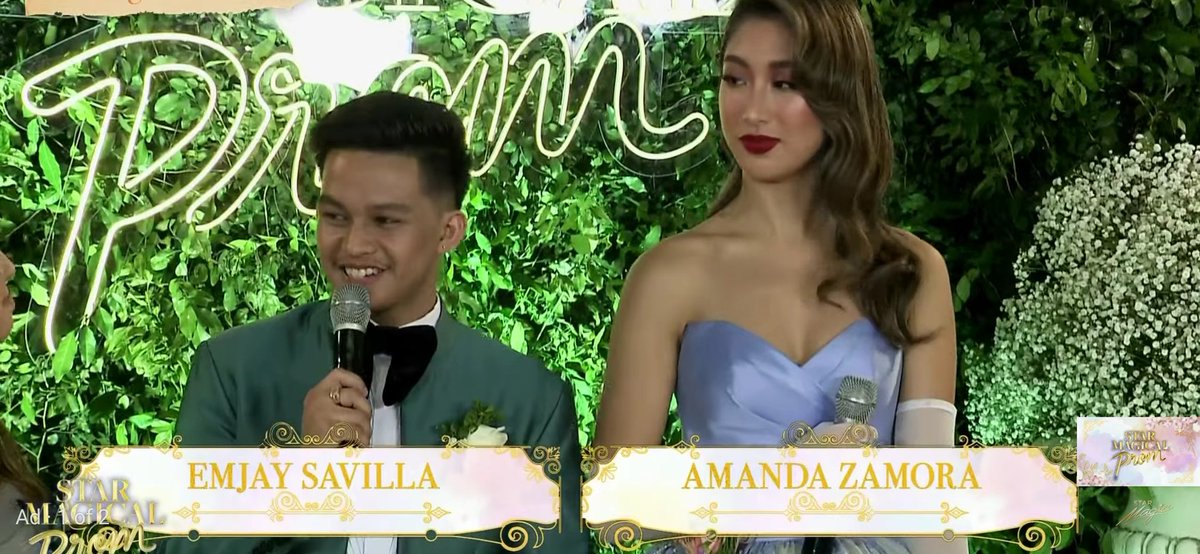 bluzom's tweet photo. Amanda Zamora and Emjay Savilla  at the ivory carpet of the #StarMagicalProm2023
#amandazamora https://t.co/EzT4met4vM
