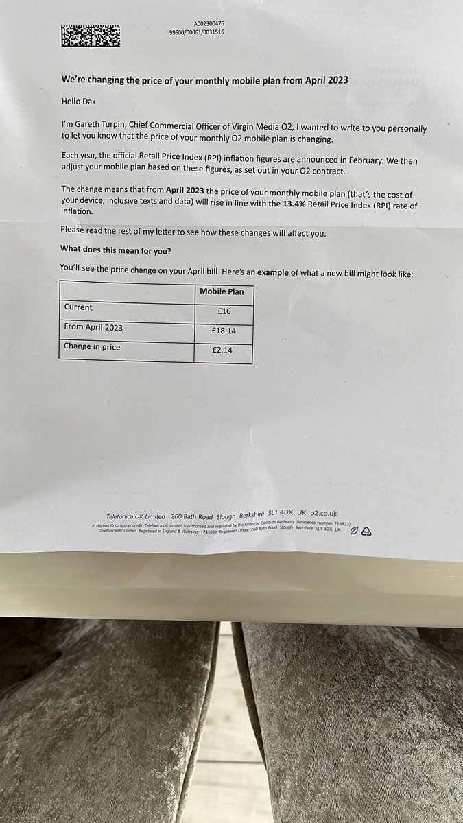 Do me a favour! Don’t send Gareth to do Dicks work! Robbing bastards #o2 #turpin