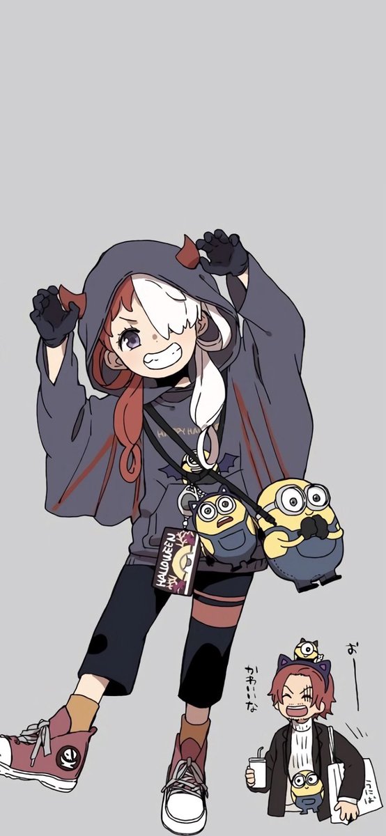 めっちゃ可愛いウタ
ちゃっかりシャンクス覗いとる笑笑
 #ウタ   #シャンクス