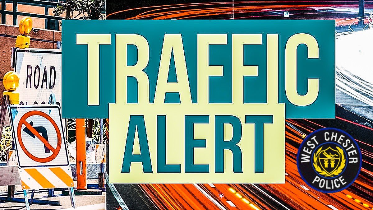 West Chester Borough, PA - March 30, 2023

Traffic Alert! 

The 500 block of South Church Street will be closed from 9:00 AM until 3:00 PM today.